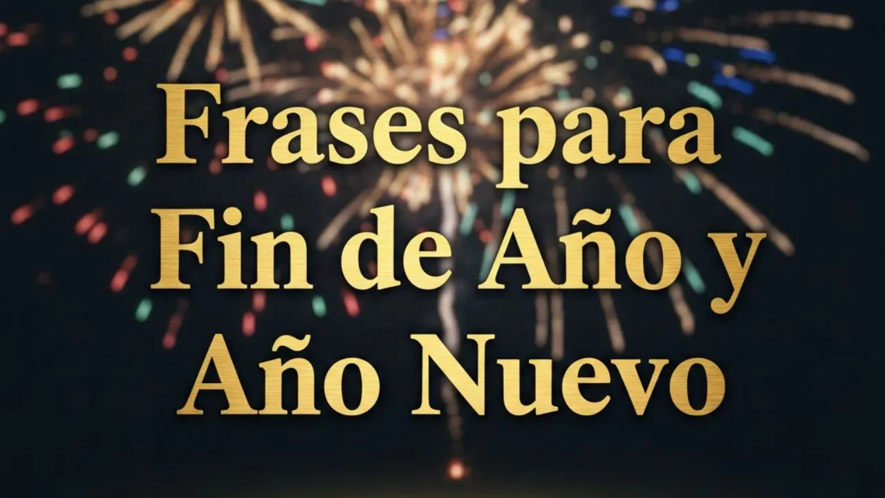 Frases de Fin de Año: mensajes para dedicar en Año Nuevo a seres queridos