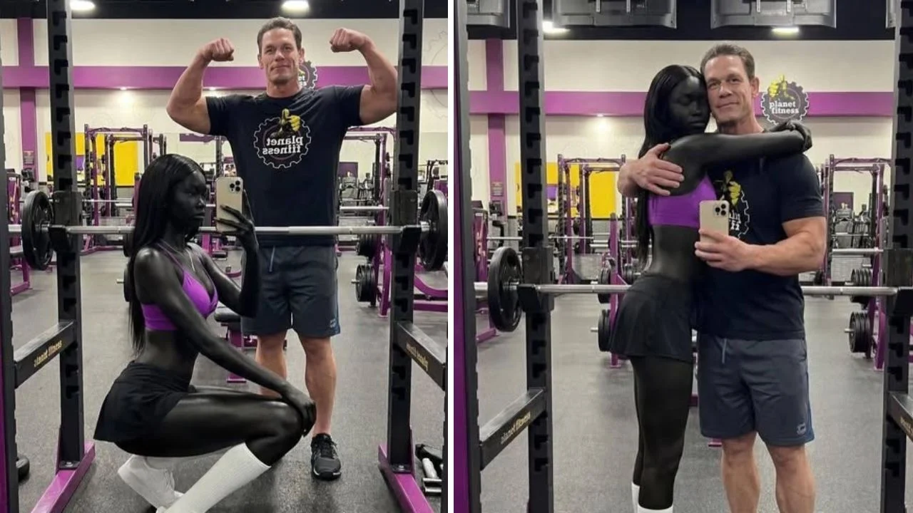 Quién es la modelo negra que aparece con John Cena? ¿Es Nyakim Gatwech?