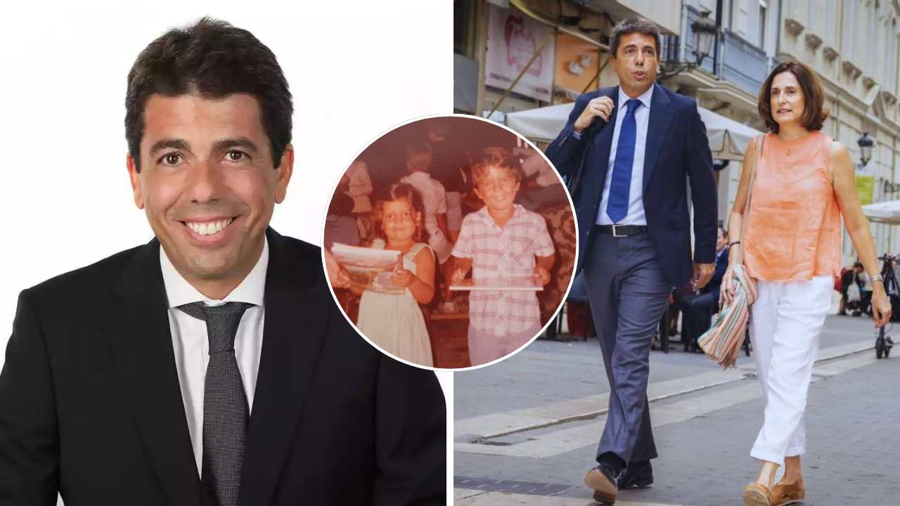 Esposa e hijos de Carlos Mazón: Así es la vida familiar del político español