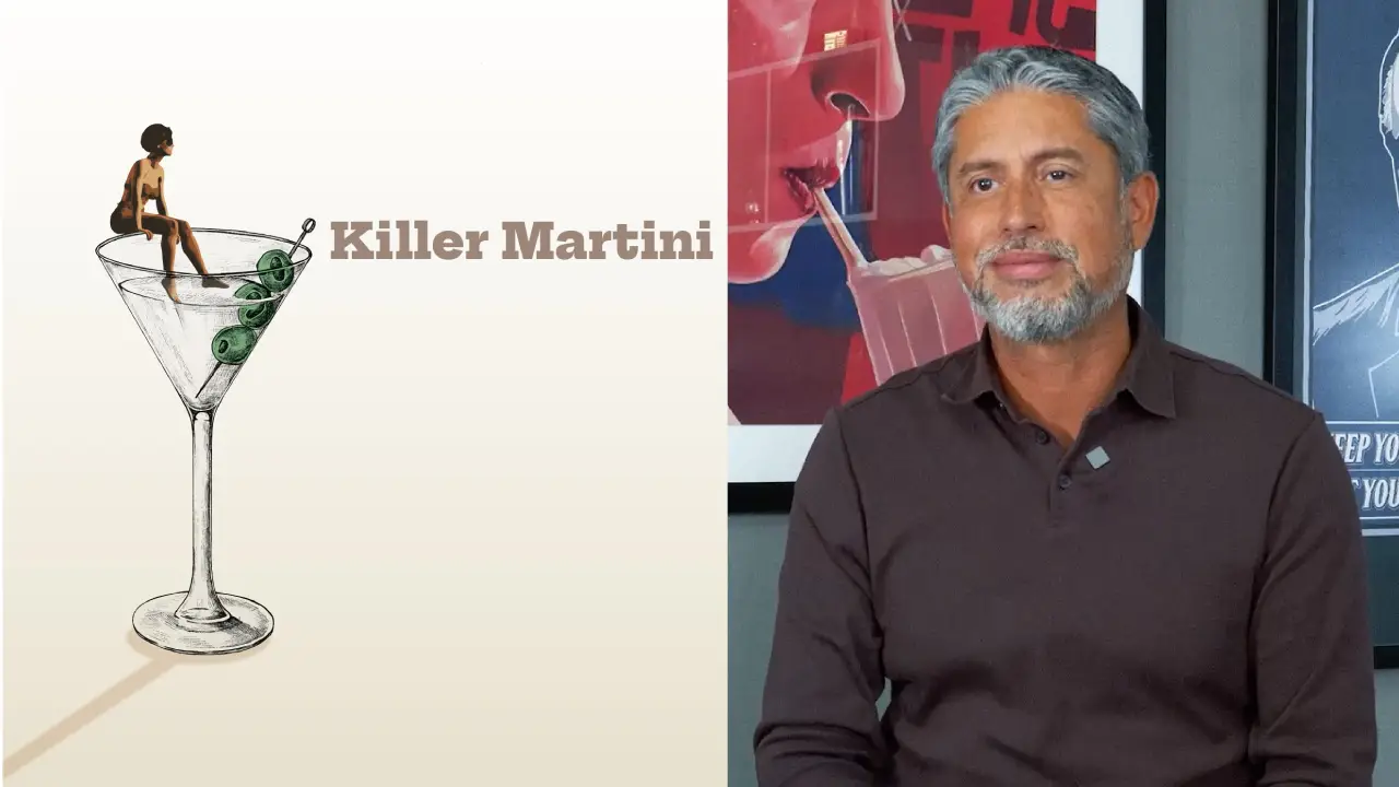 Alejandro Irías revela avances exclusivos de su largometraje, Killer Martini