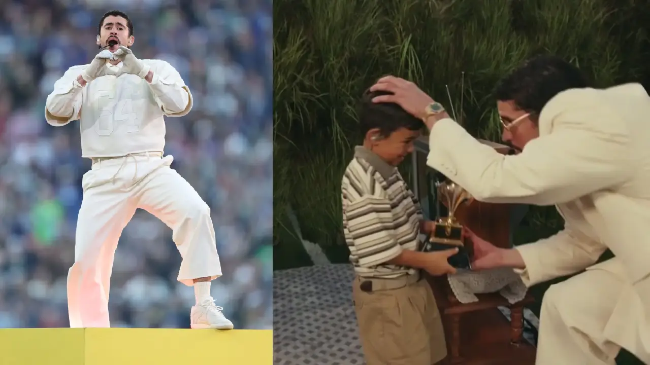 ¿Quién es el niño al que Bad Bunny le dio su Grammy en el Super Bowl?